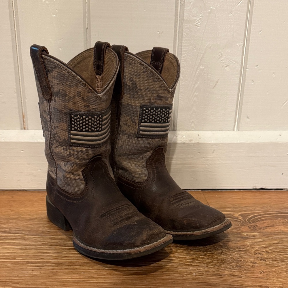 Ariat Leather Toddler Cowboy Boots